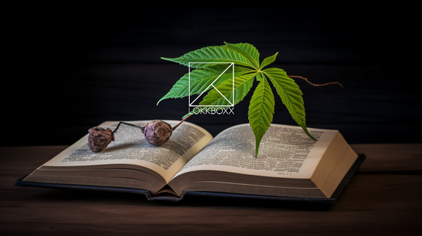 leaf on book