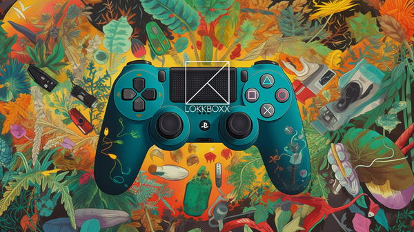 Playstation controller illustration