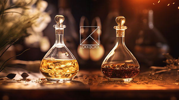 two different bottles